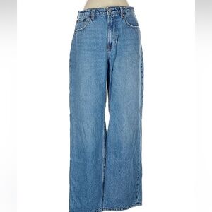 Abercrombie & Fitch high rise loose/relaxed fit straight leg Jeans size 8/29 EUC